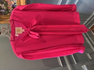 NWT Emily McCarthy - Lillian Top - Pink Glo - Size L - $198 originally